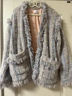 【SNIDEL】 フリンジカーディガン