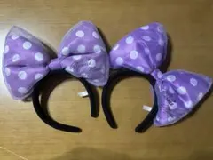 【2つセット】ディズニー公式　ミニーマウスカチューシャ