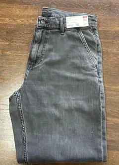 UNIQLO リラックスアンクルジーンズ　ワイドフィット　丈長め　M