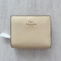 【新品】COACH コーチ スナップ ウォレット ミニ財布 イエロー