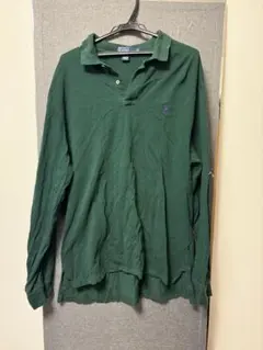 Polo ダークグリーン ポロシャツ XL Ralph Lauren