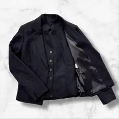 【サンローズ】フォーマルジャケット ベスト ストライプ(42/LL)セットアップ