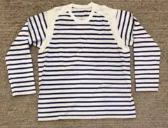 ブルーナボイン ボーダー 長袖カットソー Tシャツ