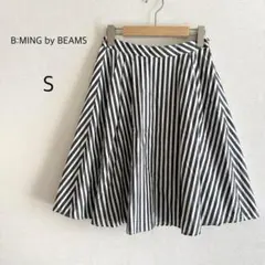 B:MING by BEAMS ストライプ柄 フレアスカート S ビーミングのサムネイル