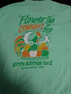 新品未使用！ フラワーカンパニーズ 日本武道館 Tシャツ グリーン XLサイズ