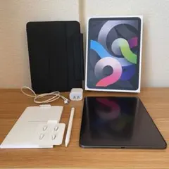 iPad Air 第4世代 256GB 【第2世代Pencil&カバー付】