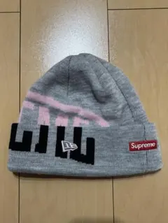 Supreme 21FW New Era 2-Tone Logo Beanie