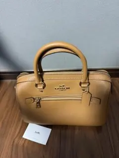 COACH コーチ ハンドバッグ キャメル