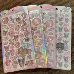 うるちゅる POP SEAL サンリオ キティ マイメロ クロミ 4点セット