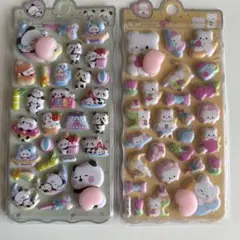 うさぎさん/パンダさん/くまさんのお尻プニプニシール