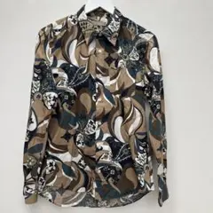hiromichiフローラルパターン 長袖シャツ L