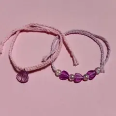 ハンドメイド　ミサンガ