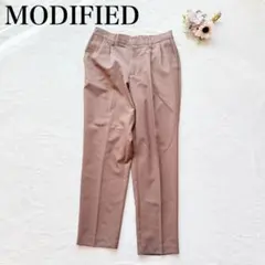 【モディファイド】カジュアルパンツ（XL）テーパード センタープレス ズボン