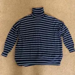 値下げ　アーバンリサーチ　ボーダー　タートルネックニット