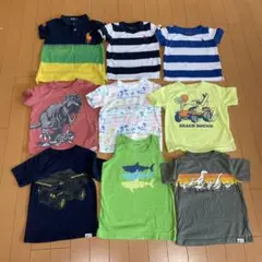 【100cm】ラルフローレン＆GAP 男の子　トップス9枚セット 夏服　半袖