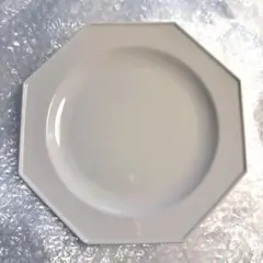 石川隆児 Octogonal Plate White 大皿　オクトゴナルプレート