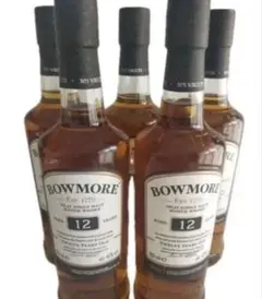 BOWMORE 12年　旧ボトル　蒸留所ラベル　円筒付き　古酒　1000ml BOWMORE 12年 旧ボトル 蒸留所ラベル 円筒付き 古酒 1000ml - メルカリ