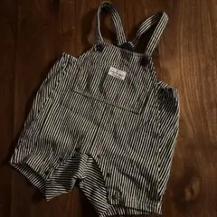 ストライプ柄オーバーオール 70サイズ