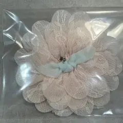 花モチーフ ベビーヘアバンド　ピンク系