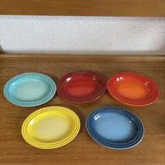 LE CREUSET ミニオーバルプレート 5枚セットのサムネイル