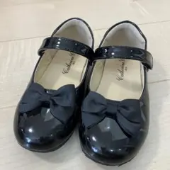 キャサリンコテージ　フォーマルリボンシューズ　エナメル　18cm