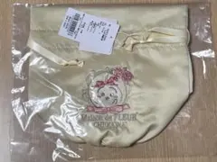 Maison de FLEUR メゾンドフルール 刺繍巾着 うさぎ