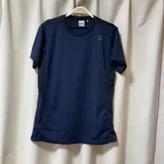 ミズノ メッシュ スポーツTシャツ メンズ 紺色
