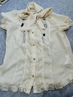 【美品】axes femme Disney シンデレラ　半袖シャツ Mサイズ