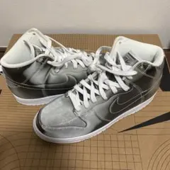 CLOT × Nike Dunk High Silver/Flux 28cm - メルカリ