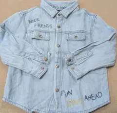 ZARA　ベビー　デニムシャツ　80-90