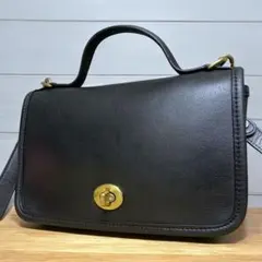 オールドコーチ コートバッグ 2WAY USA製 9924 ブラック