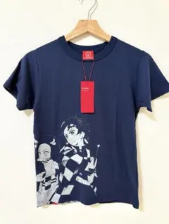 【新品】OJICO 鬼滅の刃 Tシャツ ネイビー 12A(135〜145cm)のサムネイル