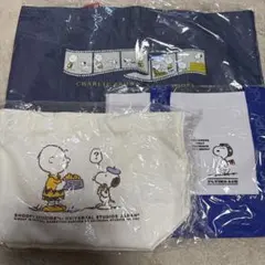 SNOOPY トートバッグ　3点セット