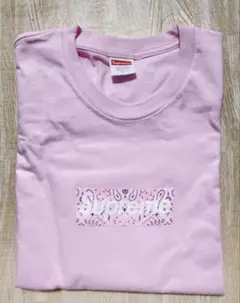 Supreme bandana box logoピンク Tシャツ バンダナ