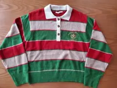 C.P.C.M. ニットポロシャツ 赤・緑・ベージュ