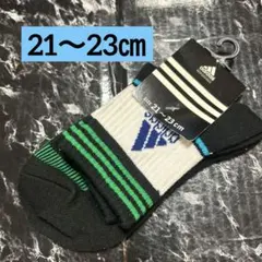 【未使用】adidas キッズ靴下 21~23cm