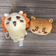 【ぬいぐるみ】シーサー2点　ちいかわベーカリー　パンみたいなもちもちマスコット