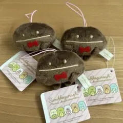 すみっコぐらし　あつまるんです　 いろんななかま　ゴムひも付きマスコット　3点