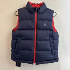 新品タグ付き　ラルフローレン　ダウンベスト リバーシブル3/3T