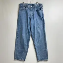 GAP バギーミディアムウォッシュデニムパンツ ミディアムインディゴ 33/32のサムネイル