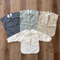 食事 エプロン 長袖