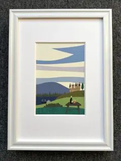 内田正泰☆緑の水道☆シルクスクリーン☆額装品☆風景画☆灯台 - メルカリ