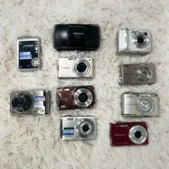 コンパクトデジタルカメラ 10台まとめ Canon Nikon OLYMPUSのサムネイル