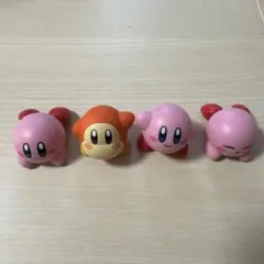 星のカービィ インテリアミニフィギュア4体セット セリア/キャンドゥ ワドルディ