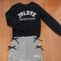 JENNILove  ギンガムチェック セットアップ