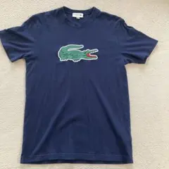 LACOSTE ネイビー Tシャツ ワニロゴのサムネイル