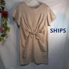 SHIPS　リネンブレンド　麻混　ワンピースのサムネイル