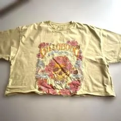 BILLABONG スカル花柄 半袖Tシャツ