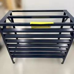 エアコン室外機カバー スチール製 ダークブルー - メルカリ