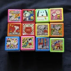 12個セット▪️スヌーピー スクエアスタンプ
